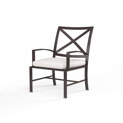 Sunset West - La Jolla Dining Chair in Canvas Flax w/ Self Welt - SW401-1-FLAX-STKIT veiw 1
