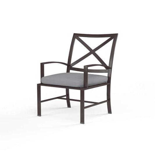 Sunset West - La Jolla Dining Chair in Canvas Granite w/ Self Welt - SW401-1-5402 veiw 1