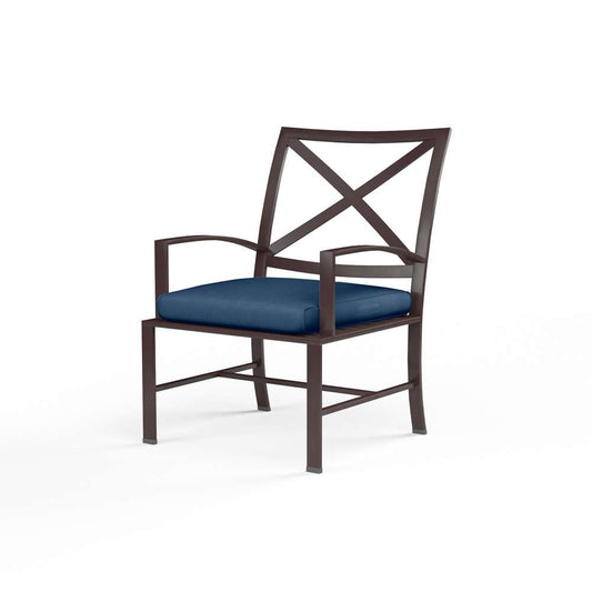 Sunset West - La Jolla Dining Chair in Spectrum Indigo w/ Self Welt - SW401-1-48080 veiw 1