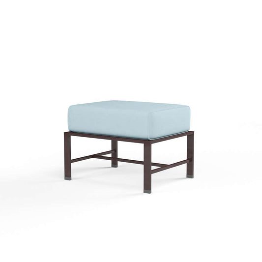 Sunset West - La Jolla Ottoman in Canvas Skyline w/ Self Welt - SW401-OTT-14091 veiw 1