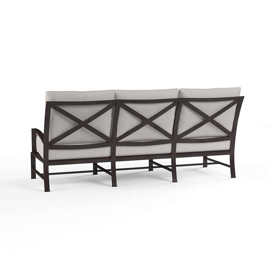 Sunset West - La Jolla Sofa in Canvas Flax w/ Self Welt - SW401-23-FLAX-STKIT veiw 2