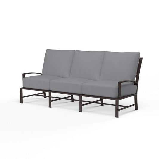 Sunset West - La Jolla Sofa in Canvas Granite w/ Self Welt - SW401-23-5402 veiw 1