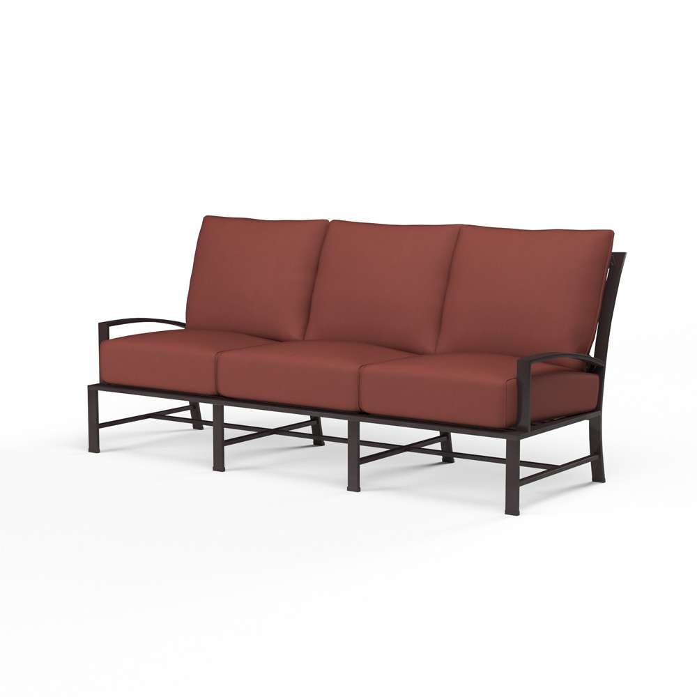 Sunset West - La Jolla Sofa in Canvas Henna w/ Self Welt - SW401-23-5407 veiw 1
