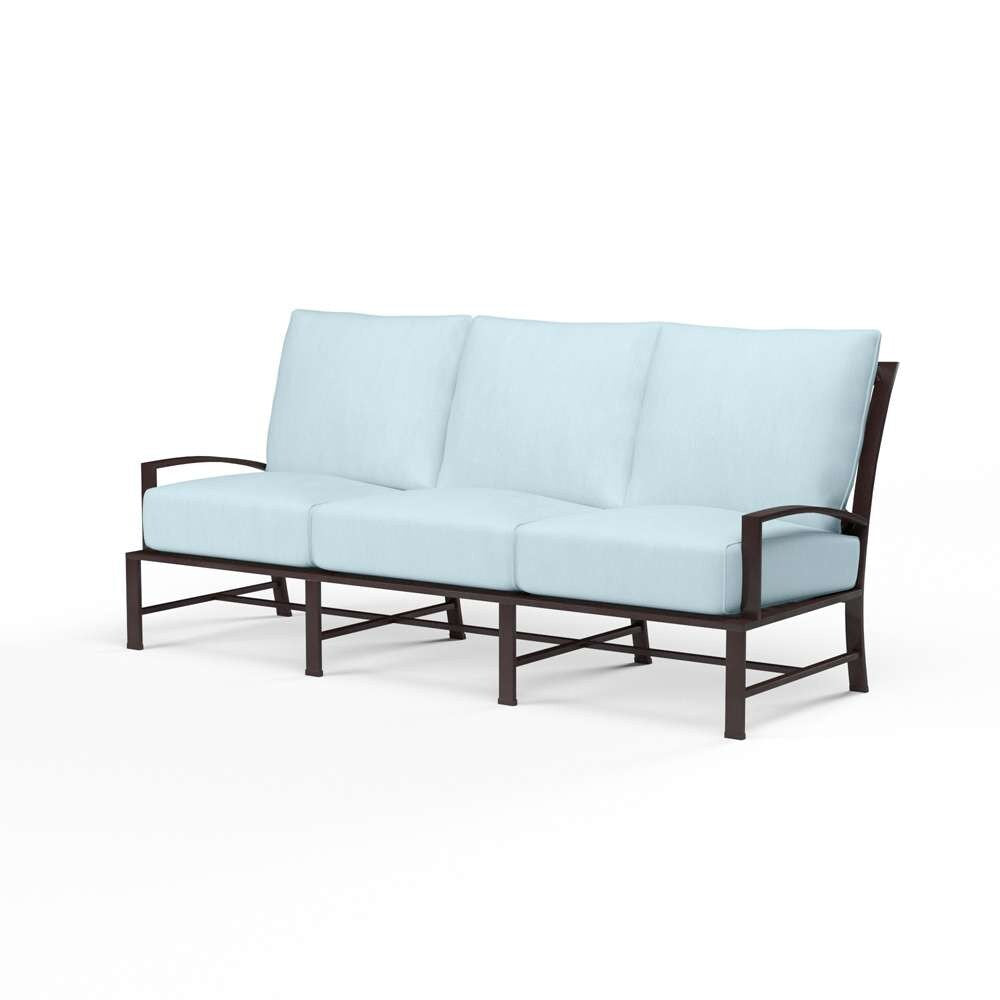 Sunset West - La Jolla Sofa in Canvas Skyline w/ Self Welt - SW401-23-14091 veiw 1