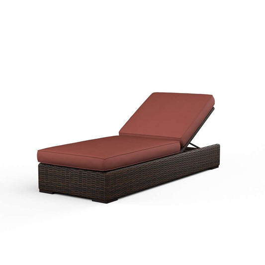 Sunset West - Montecito Adjustable Chaise in Canvas Henna w/ Self Welt - SW2501-9-5407 veiw 1