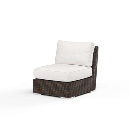 Sunset West - Montecito Armless Club Chair in Canvas Flax w/ Self Welt - SW2501-AC-FLAX-STKIT veiw 1