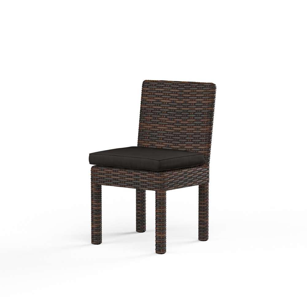 Sunset West - Montecito Armless Dining Chair in Spectrum Carbon w/ Self Welt - SW2501-1A-48085 veiw 1