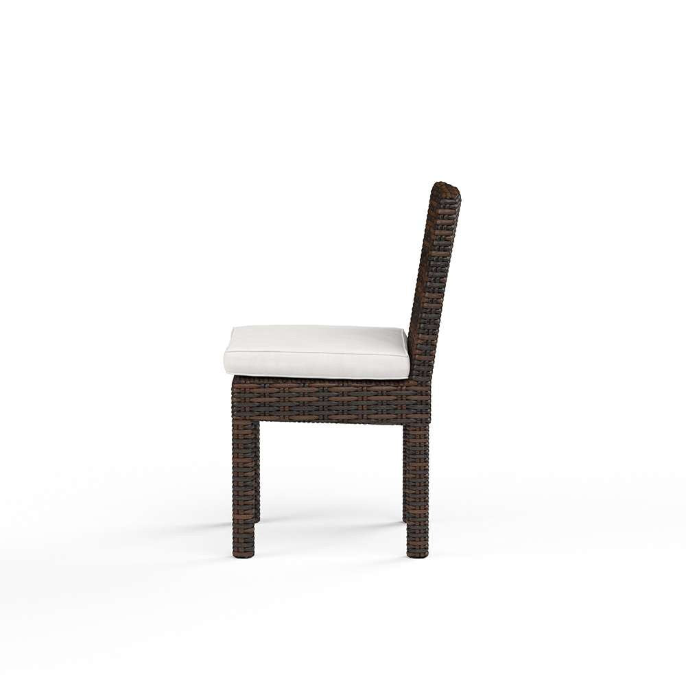 Sunset West - Montecito Armless Dining Chair in Canvas Flax w/ Self Welt - SW2501-1A-FLAX-STKIT veiw 2