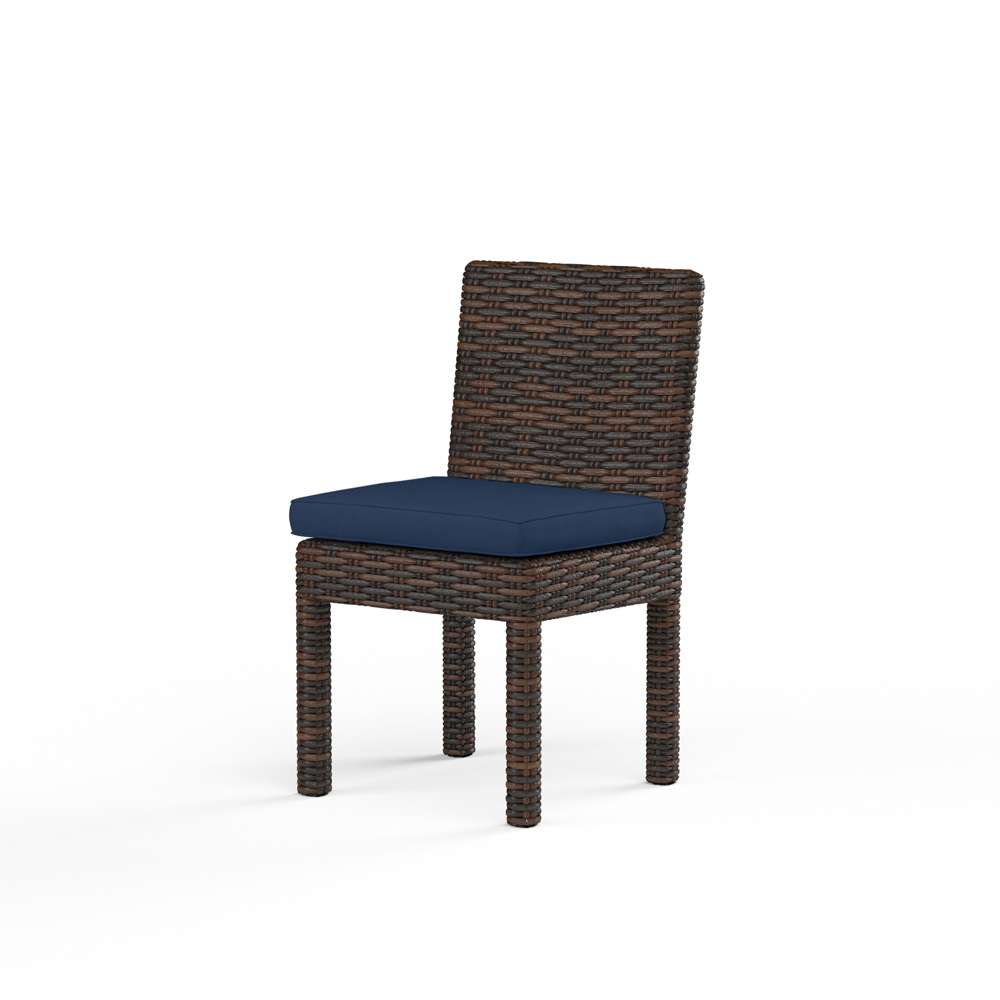 Sunset West - Montecito Armless Dining Chair in Spectrum Indigo w/ Self Welt - SW2501-1A-48080 veiw 1