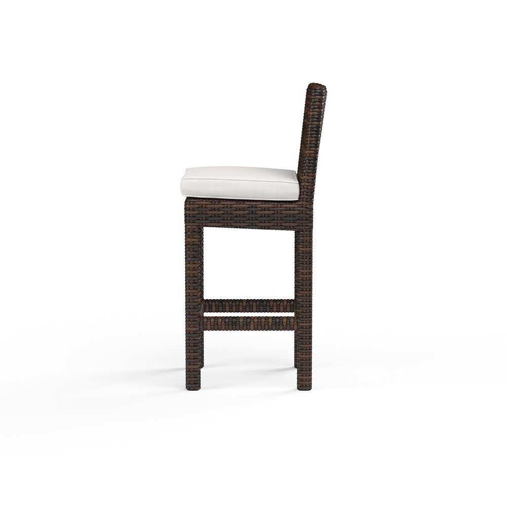 Sunset West - Montecito Barstool in Canvas Flax w/ Self Welt - SW2501-7B-FLAX-STKIT veiw 2