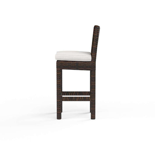 Sunset West - Montecito Barstool in Canvas Flax w/ Self Welt - SW2501-7B-FLAX-STKIT veiw 2