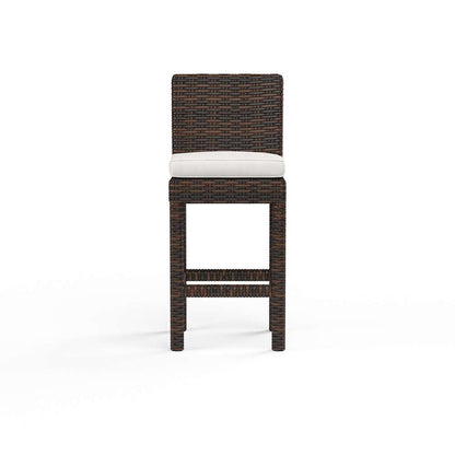Sunset West - Montecito Barstool in Canvas Flax w/ Self Welt - SW2501-7B-FLAX-STKIT veiw 3