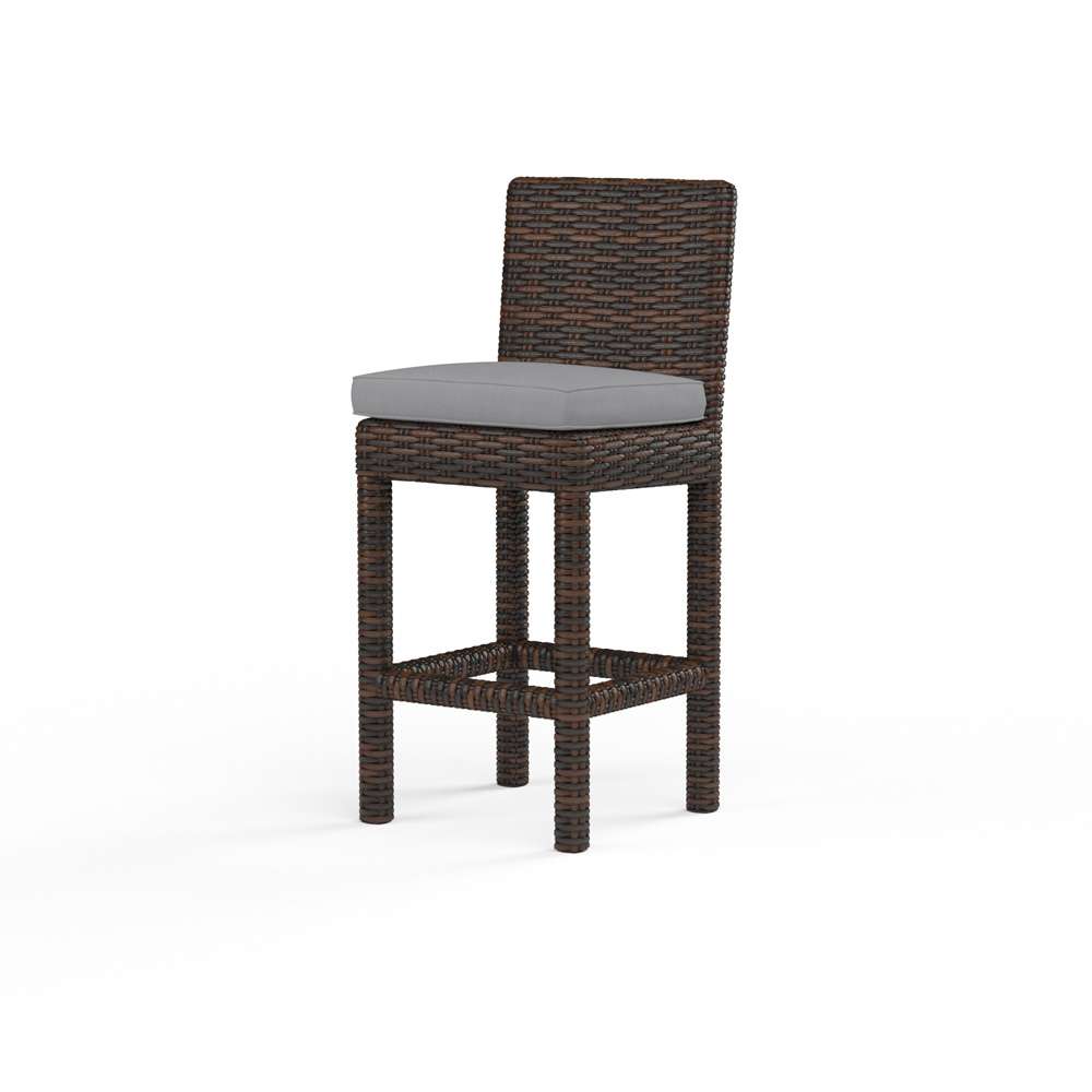 Sunset West - Montecito Barstool in Canvas Granite w/ Self Welt - SW2501-7B-5402 veiw 1
