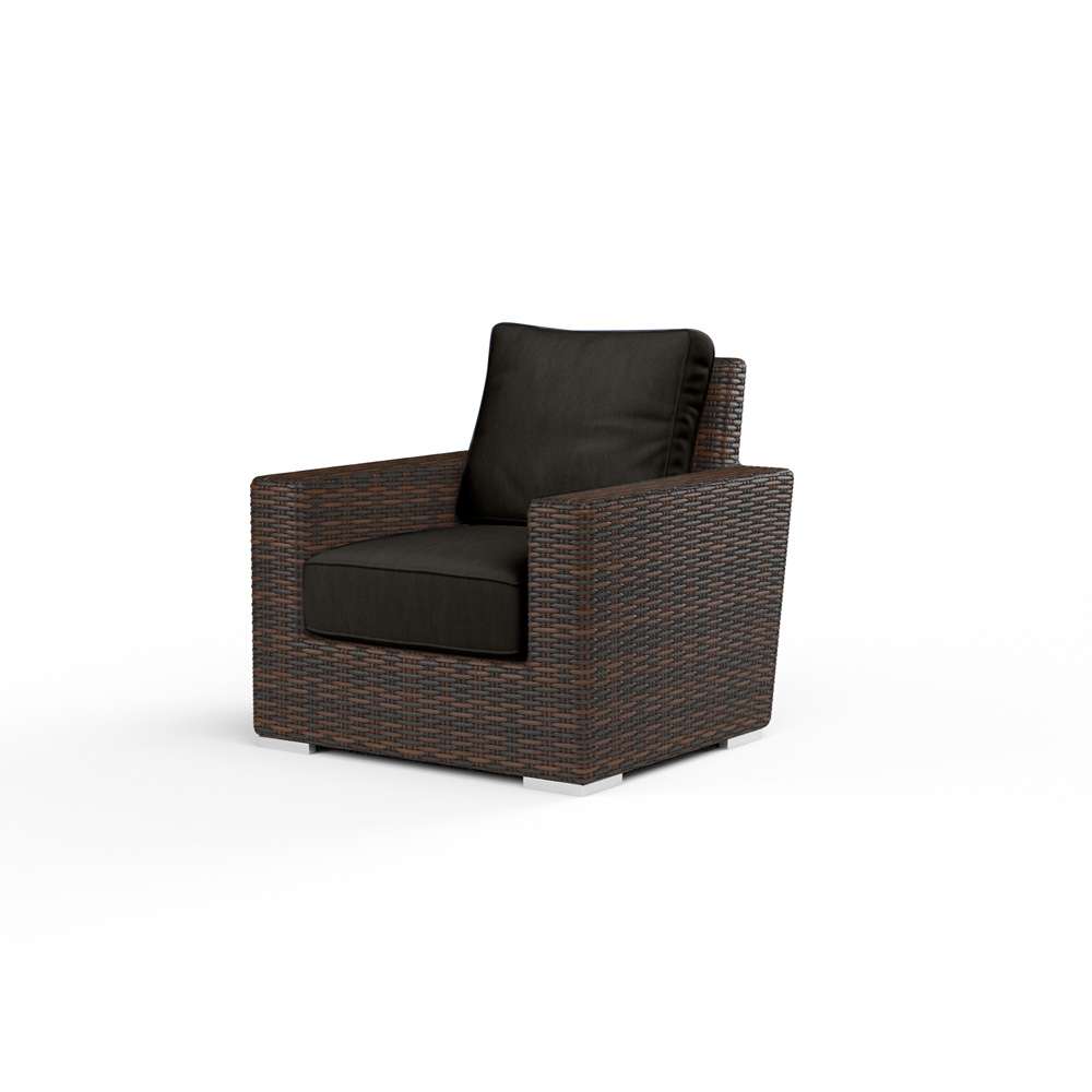 Sunset West - Montecito Club Chair in Spectrum Carbon w/ Self Welt - SW2501-21-48085 veiw 1