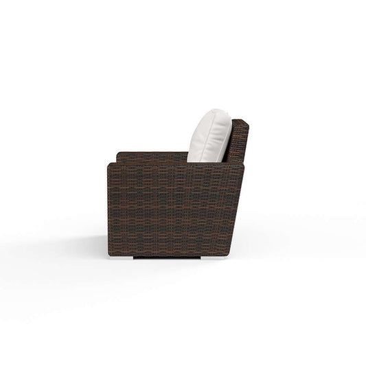 Sunset West - Montecito Club Chair in Canvas Flax w/ Self Welt - SW2501-21-FLAX-STKIT veiw 2
