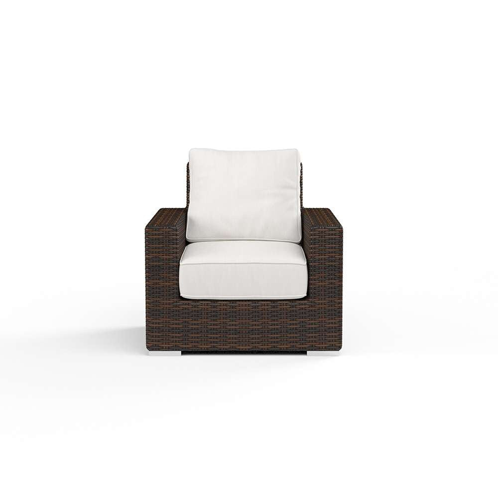Sunset West - Montecito Club Chair in Canvas Flax w/ Self Welt - SW2501-21-FLAX-STKIT veiw 3