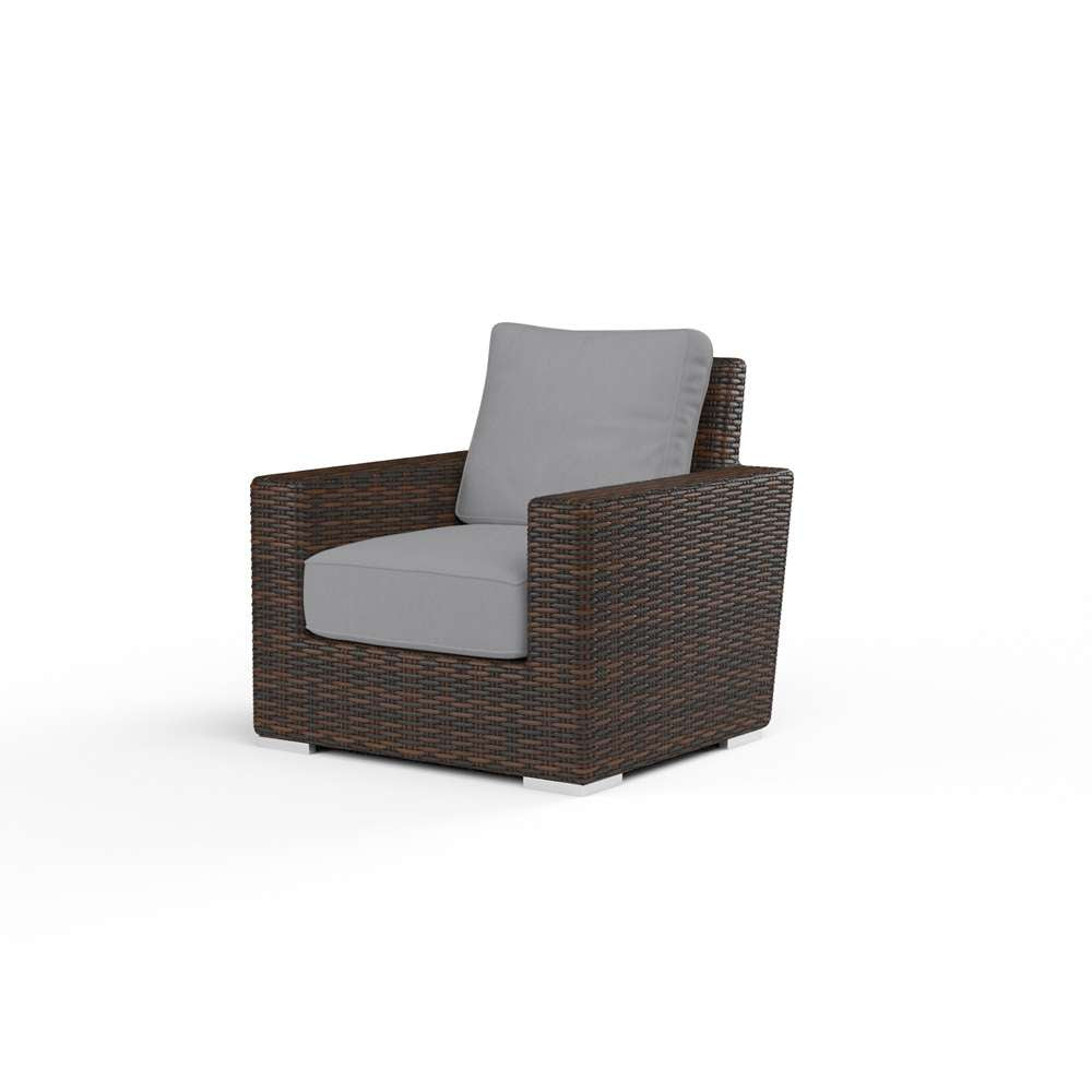 Sunset West - Montecito Club Chair in Canvas Granite w/ Self Welt - SW2501-21-5402 veiw 1
