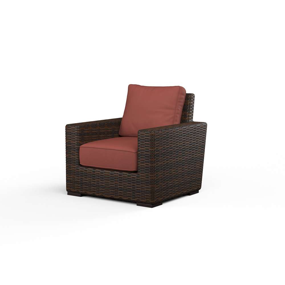 Sunset West - Montecito Club Chair in Canvas Henna w/ Self Welt - SW2501-21-5407 veiw 1