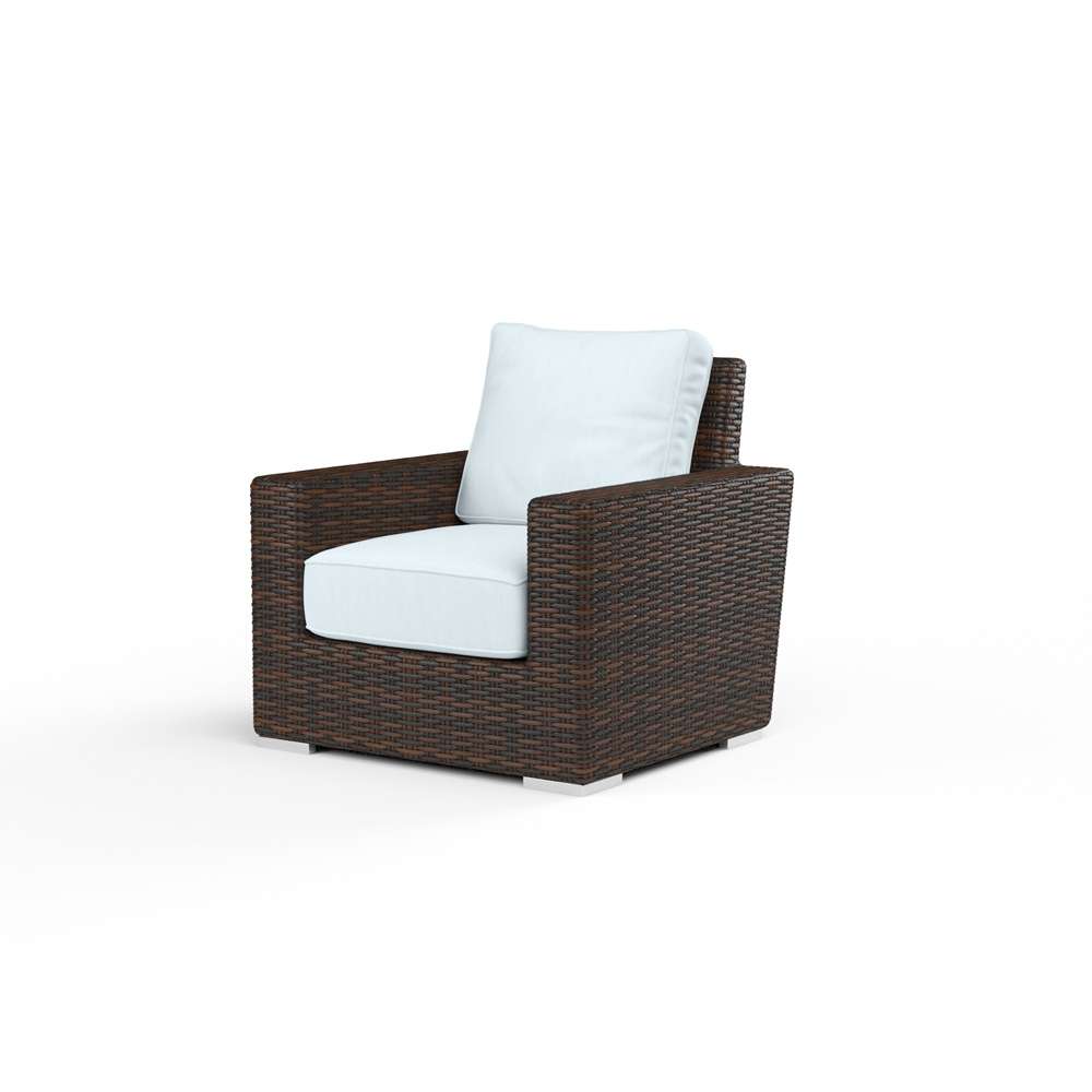 Sunset West - Montecito Club Chair in Canvas Skyline w/ Self Welt - SW2501-21-14091 veiw 1