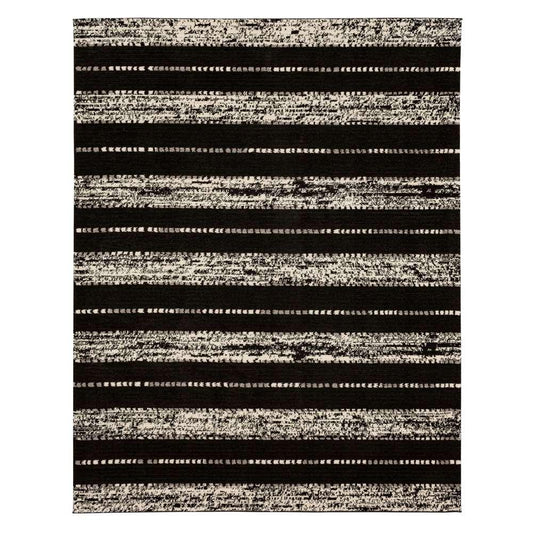 Karastan - Traverse by Bobby Berk Lanes Charcoal 5 x 8 Area Rug - R1128-649-060096-IB veiw 1
