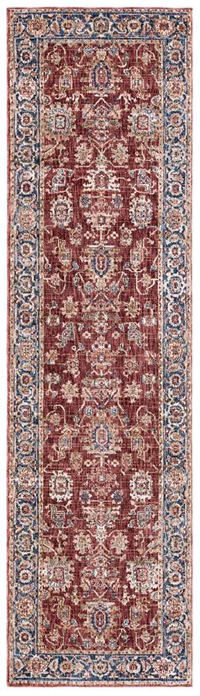 Lauren Ralph Lauren - Bennet Rug - 2-2in X 8 - Red / Dark Blue veiw 1