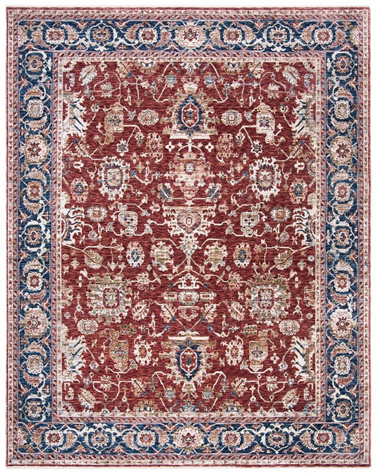 Lauren Ralph Lauren - Bennet Rug - 2-6in X 4 - Red / Dark Blue veiw 1