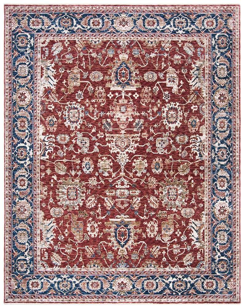 Lauren Ralph Lauren - Bennet Rug - 7-9in X 10 - Red / Dark Blue veiw 1