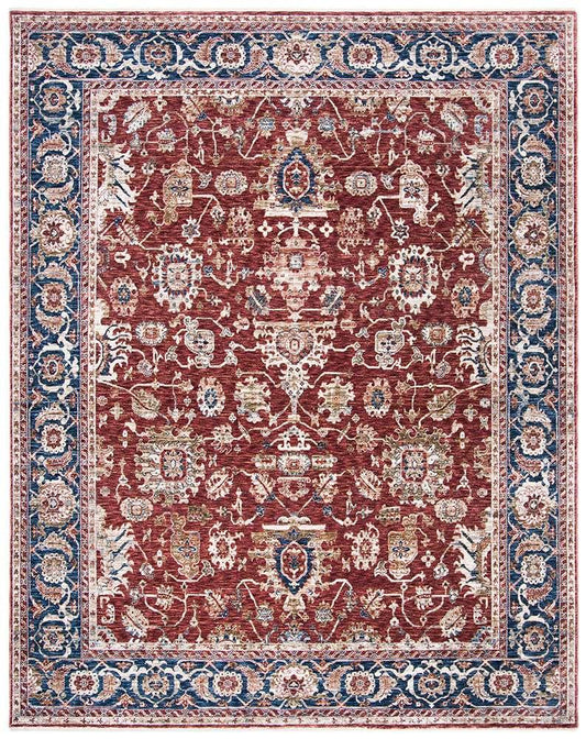 Lauren Ralph Lauren - Bennet Rug - 7-9in X 10 - Red / Dark Blue veiw 1