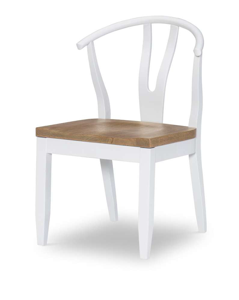 Legacy Classic Furniture - Franklin Wishbone Back Side Chair, White (Set of 2) - N1564-140 veiw 1
