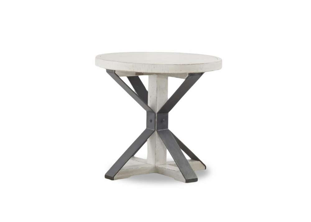Legacy Classic Furniture - Trisha Yearwood Coming Home Round End Table in Chalk - TY926-808 veiw 1