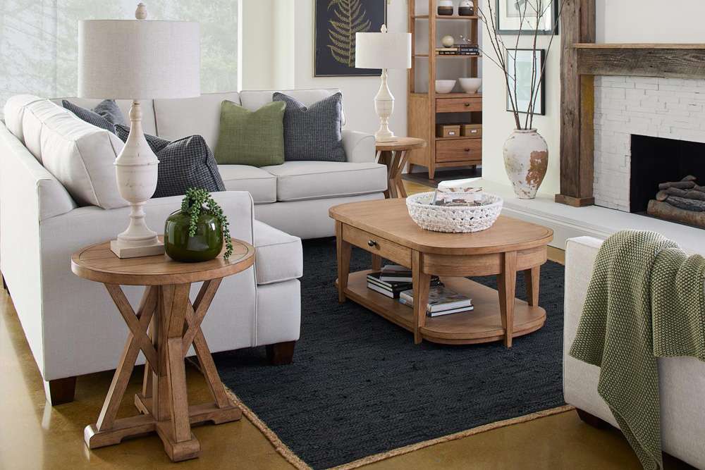 Legacy Classic Furniture - Trisha Yearwood Todays Traditions Oval Cocktail Table in Natural Hickory - TY656-818 veiw 2
