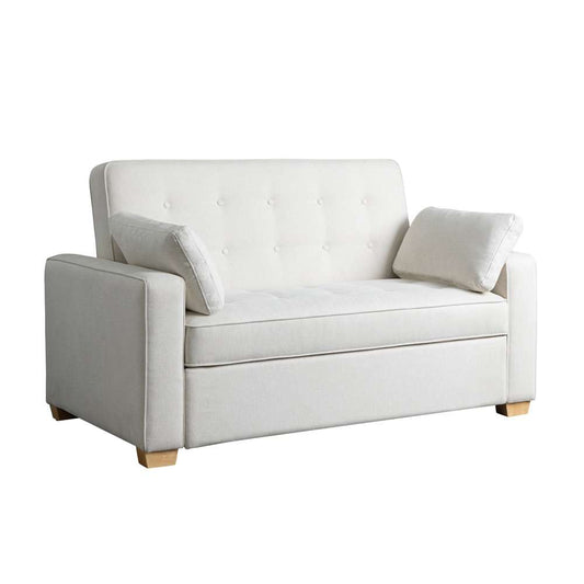 Serta by Lifestyle Solutions - Gentry Full Convertible Loveseat, Oyster - SA-AGS-FS2-OYS veiw 2