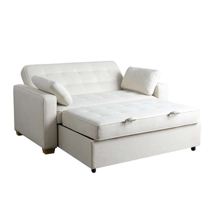 Serta by Lifestyle Solutions - Gentry Full Convertible Loveseat, Oyster - SA-AGS-FS2-OYS veiw 6