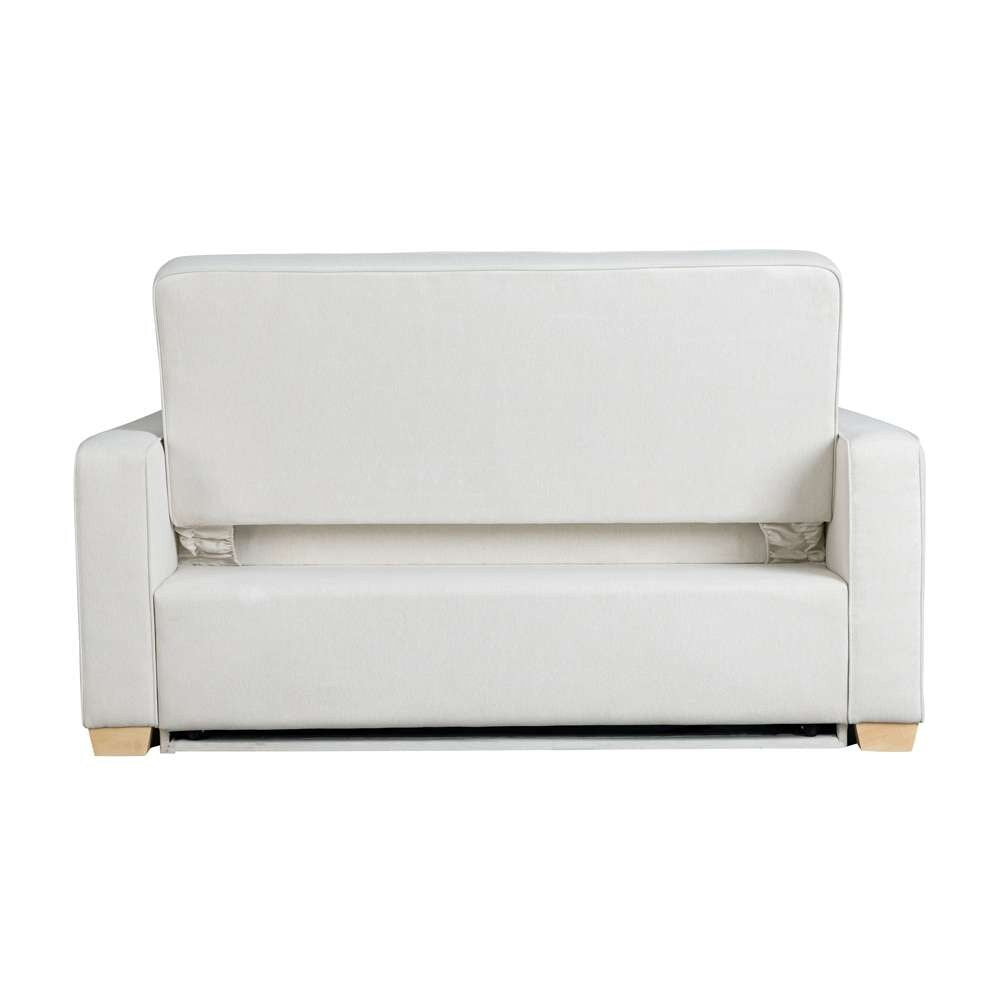 Serta by Lifestyle Solutions - Gentry Full Convertible Loveseat, Oyster - SA-AGS-FS2-OYS veiw 10