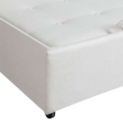 Serta by Lifestyle Solutions - Gentry Full Convertible Loveseat, Oyster - SA-AGS-FS2-OYS veiw 12