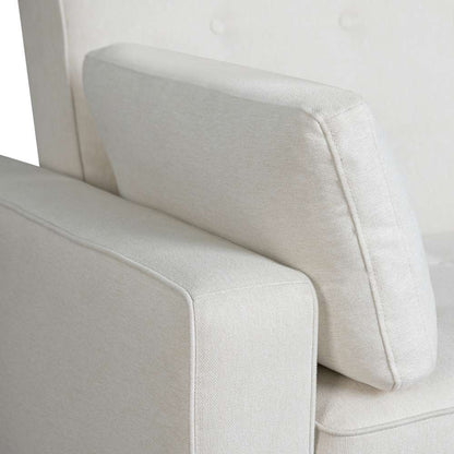 Serta by Lifestyle Solutions - Gentry Full Convertible Loveseat, Oyster - SA-AGS-FS2-OYS veiw 13