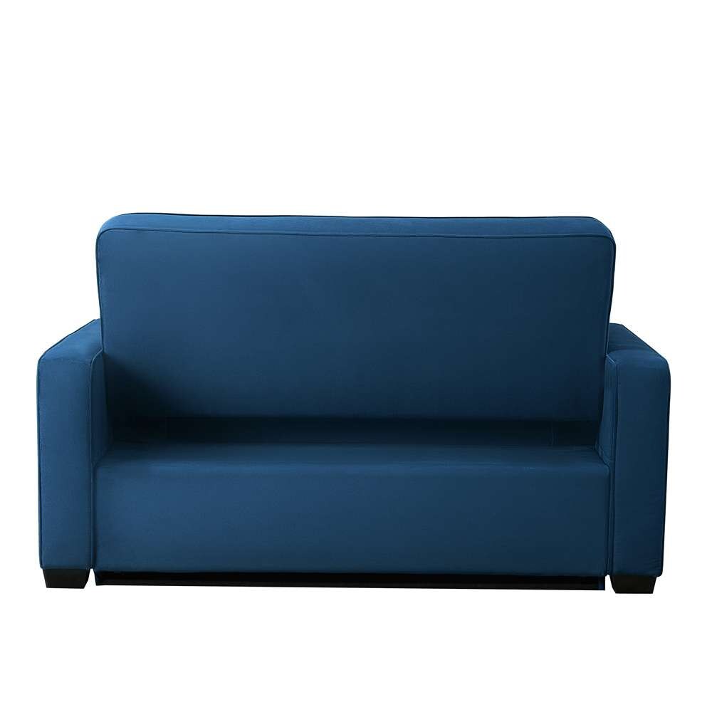 Serta by Lifestyle Solutions - Gentry Queen Convertible Sofa, Navy Blue - SA-AGS-QS3-NVY veiw 4