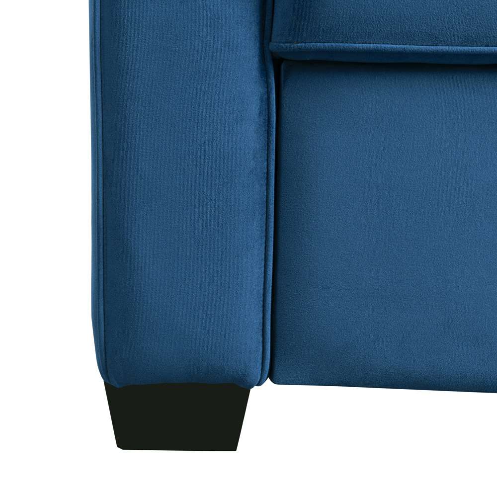 Serta by Lifestyle Solutions - Gentry Queen Convertible Sofa, Navy Blue - SA-AGS-QS3-NVY veiw 8