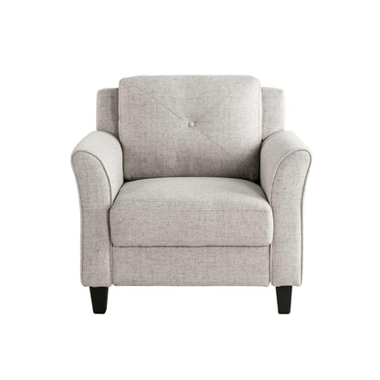 Lifestyle Solutions - Highland Chair with Curved Arms, Beige - CCHRFKS1BGEVA veiw 2
