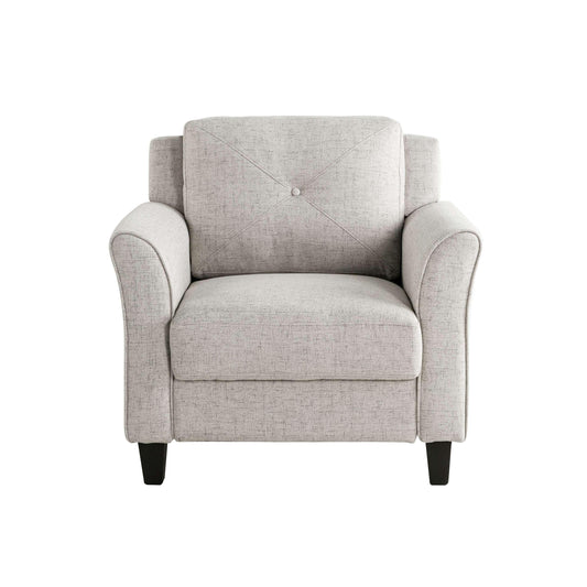 Lifestyle Solutions - Highland Chair with Curved Arms, Beige - CCHRFKS1BGEVA veiw 2