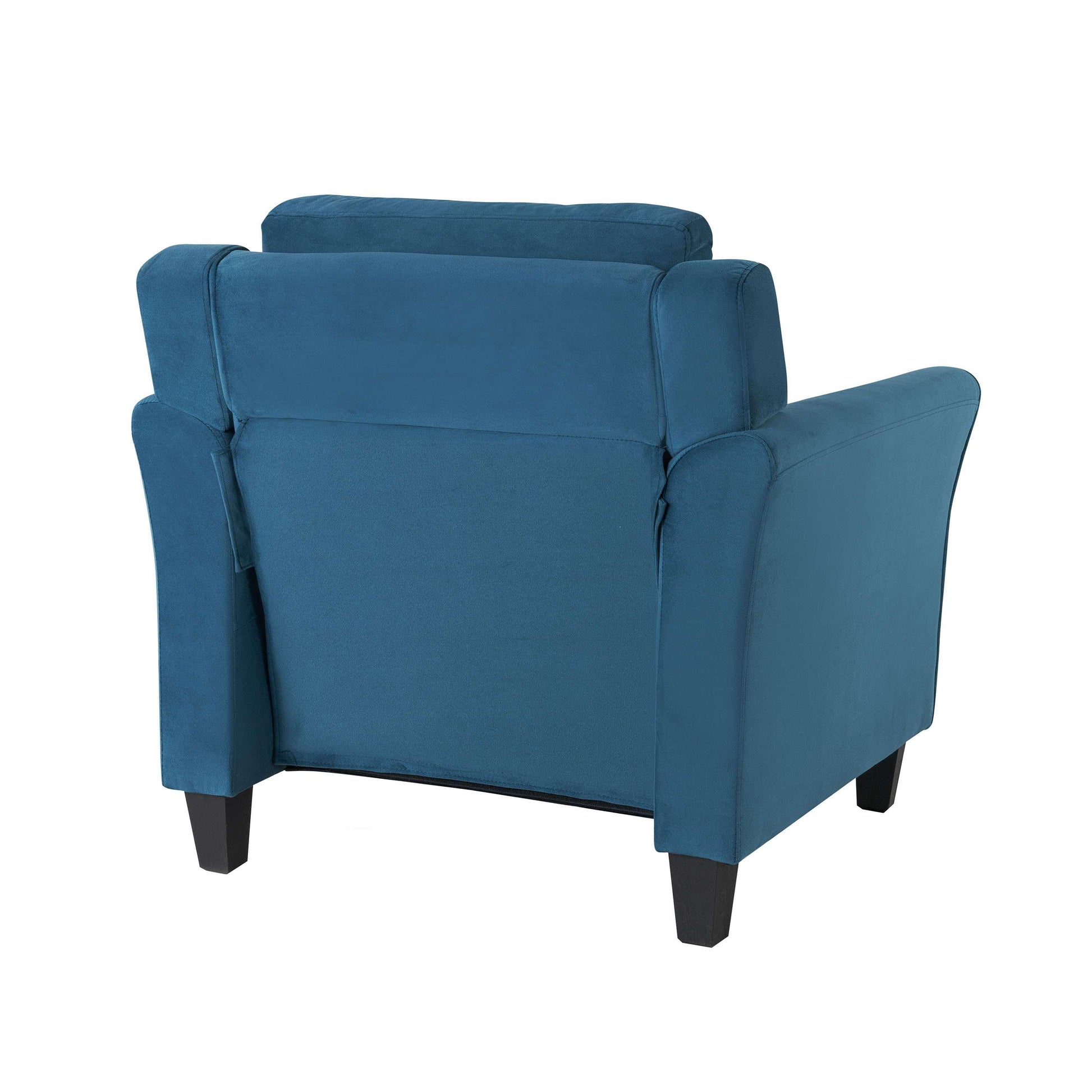 Lifestyle Solutions - Highland Chair with Curved Arms, Blue - CCHRFKS1BLUVA veiw 6