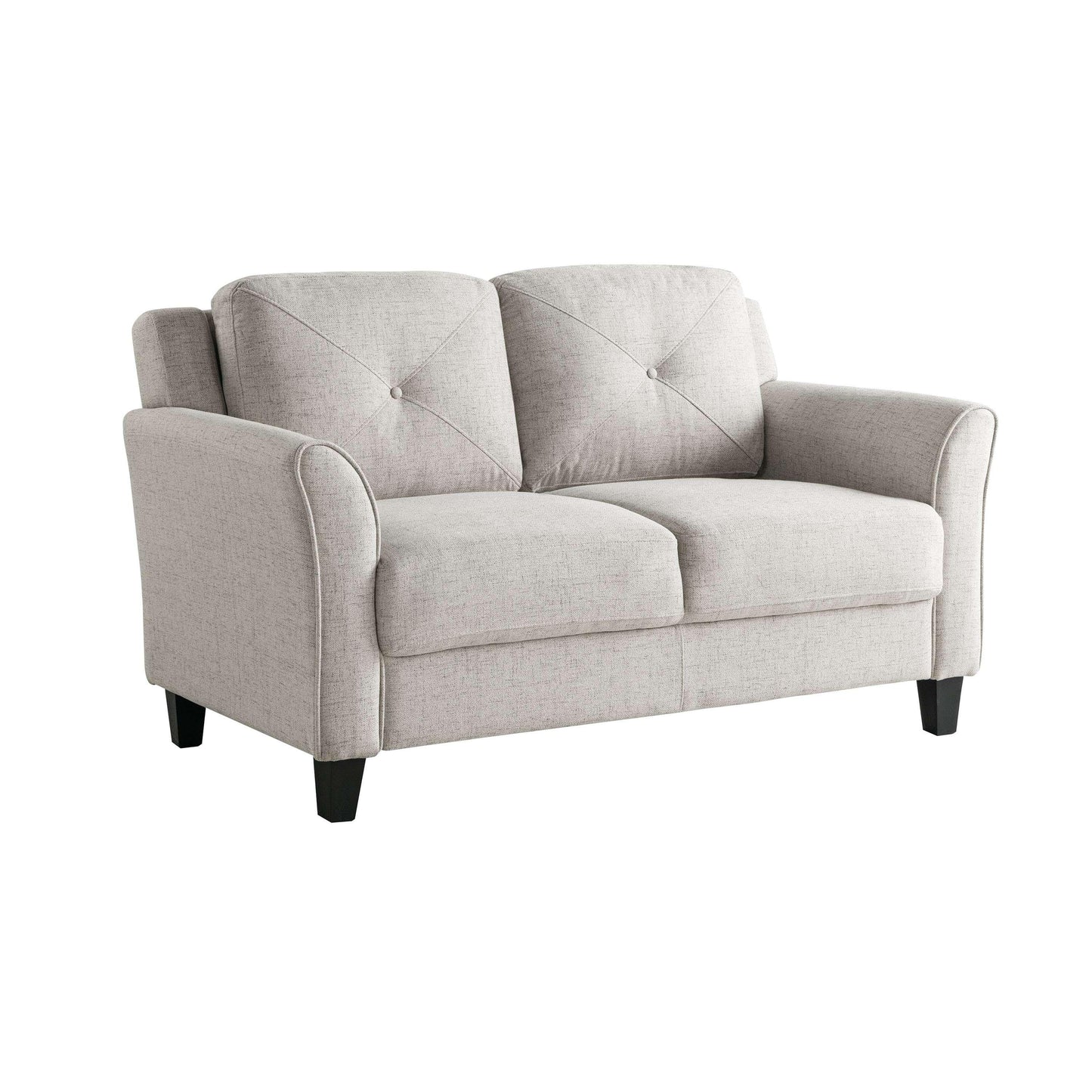 Lifestyle Solutions - Highland Loveseat with Curved Arms, Beige - CCHRFKS2BGEVA veiw 4