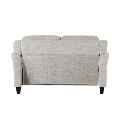 Lifestyle Solutions - Highland Loveseat with Curved Arms, Beige - CCHRFKS2BGEVA veiw 7