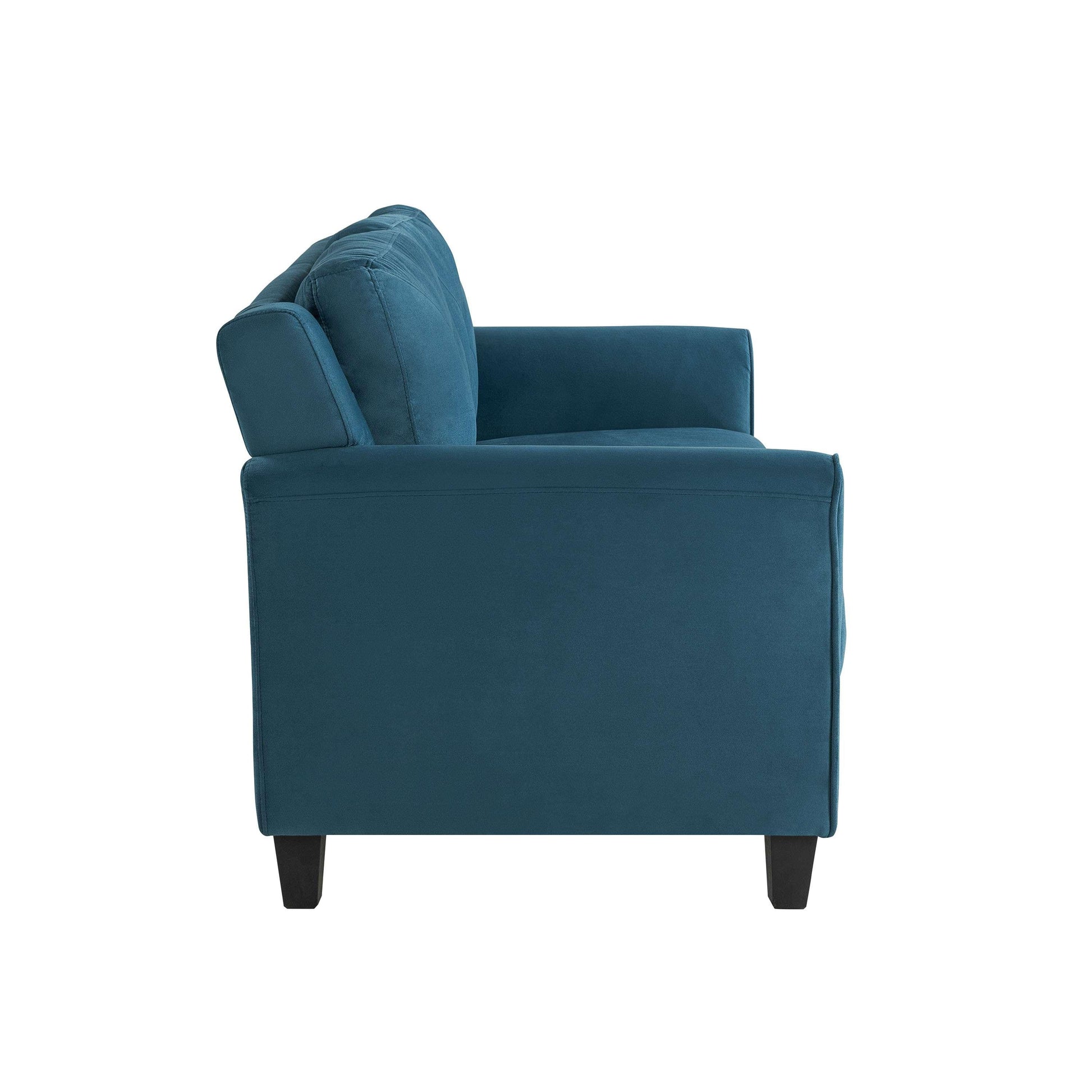 Lifestyle Solutions - Highland Loveseat with Curved Arms, Blue - CCHRFKS2BLUVA veiw 5