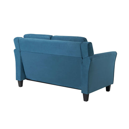 Lifestyle Solutions - Highland Loveseat with Curved Arms, Blue - CCHRFKS2BLUVA veiw 6