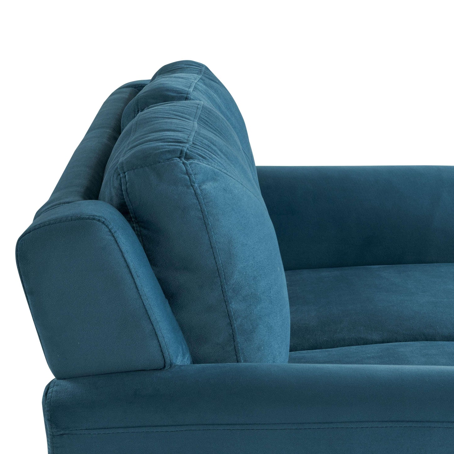 Lifestyle Solutions - Highland Loveseat with Curved Arms, Blue - CCHRFKS2BLUVA veiw 8