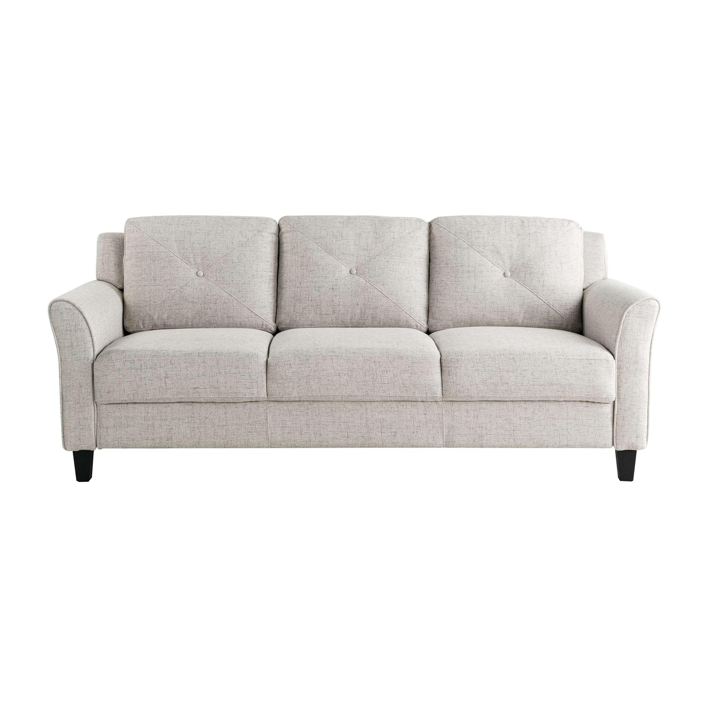 Lifestyle Solutions - Highland Sofa with Curved Arms, Beige - CCHRFKS3BGEVA veiw 2