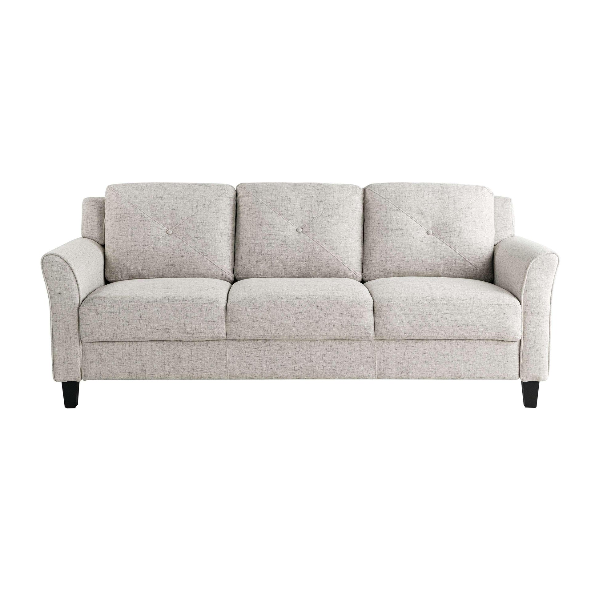 Lifestyle Solutions - Highland Sofa with Curved Arms, Beige - CCHRFKS3BGEVA veiw 2