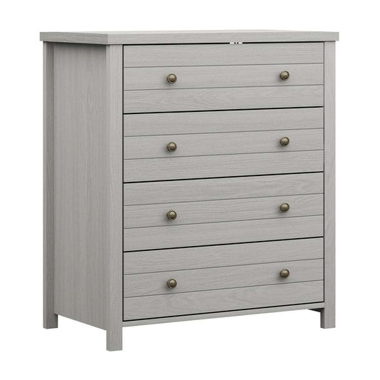 Living Essentials by Hillsdale - Harmony Wood 4 Drawer Chest, Gray - 5269-784 veiw 1