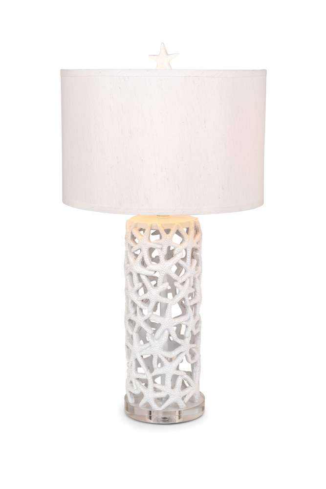 Lux Lighting - Darla 30in Poly Star Table Lamp -Beige, (Set of 2) - LUX-1736-BEIGE veiw 2